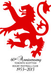 Toronto Scottish RFC 60th logo